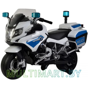 Электромотоцикл Chi Lok Bo BMW R 1200 (белый/синий)